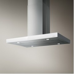 Elica Joy Island 90x60 cm Inox - Λευκό Γυαλί Απορροφητήρας Νησίδας Elica Joy Island 90x60 cm Inox - Λευκό Γυαλί Απορροφητήρας Νησίδας